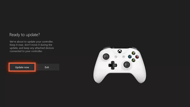 Update Now the Xobx controller