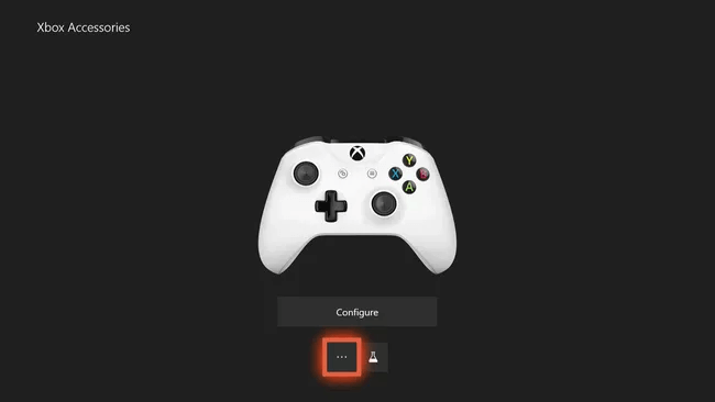 Xbox - click three-dot button