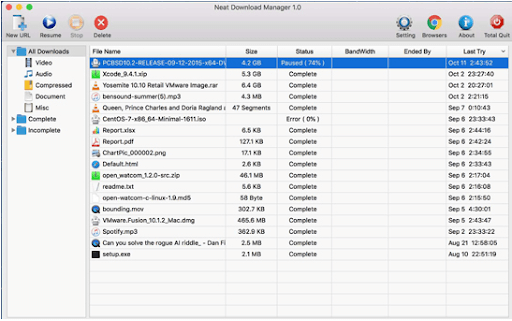 Neat Download Manager for Mac