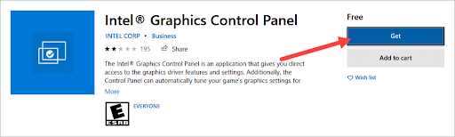Intel Graphics Control Panel - Get