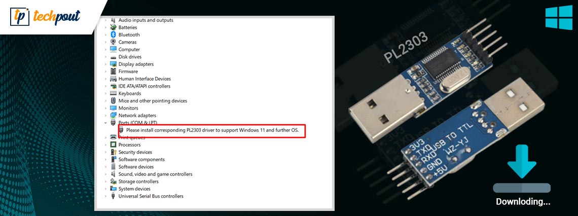 PL2303 Driver Download for Windows 11/10