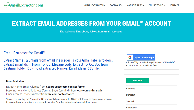 Gmail Extractor