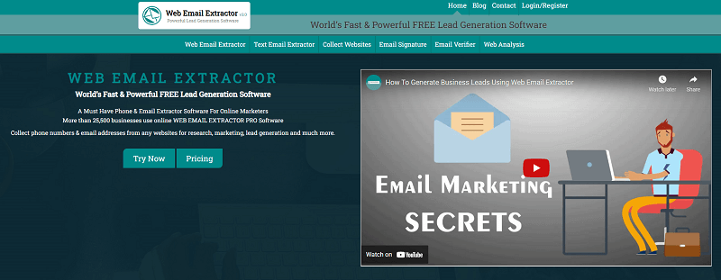 Web Email Extractor