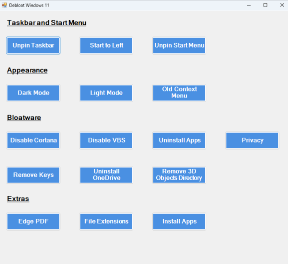 windows 11 debloater 1.5