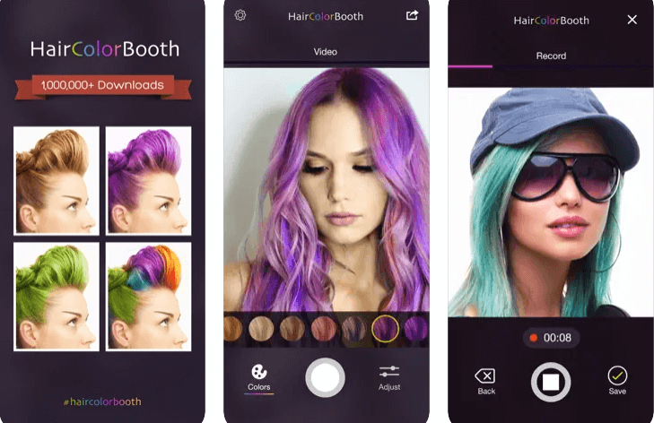 Hair Color Booth