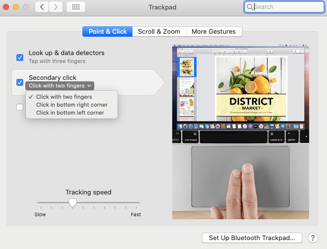 Mac Trackpad -Right Click on Mac
