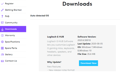 Logitech G402 Driver Download and Update in Windows 11  10 - 52