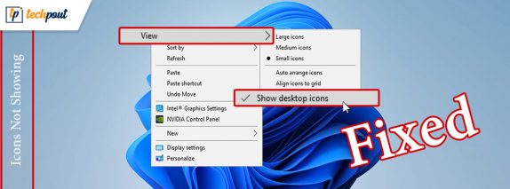 Icons Not Showing On Desktop In Windows 11/10 [FIXED] | TechPout