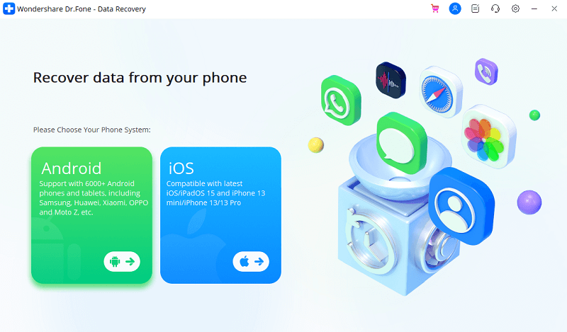 Wondershare Dr. Fone - Data Recovery