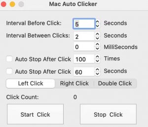 mac auto clicker moving button