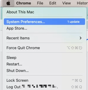 Open system preference