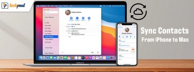 Sync Contacts From iPhone to Mac