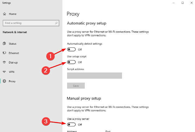 Automatic Proxy Setup