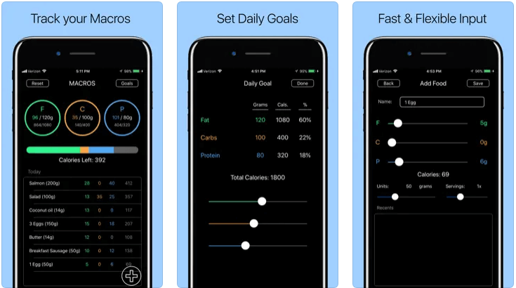 macro tracking app