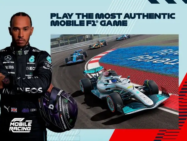 F1 Mobile Racing game for iOS devices