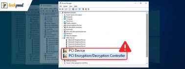 How to Fix PCI Encryption Decryption Controller Driver Issue