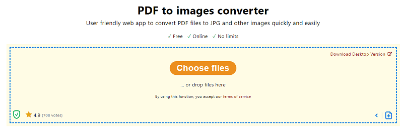 PDF24 PDF to Images
