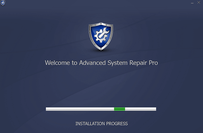 Advanced System Repair Pro - Installation process