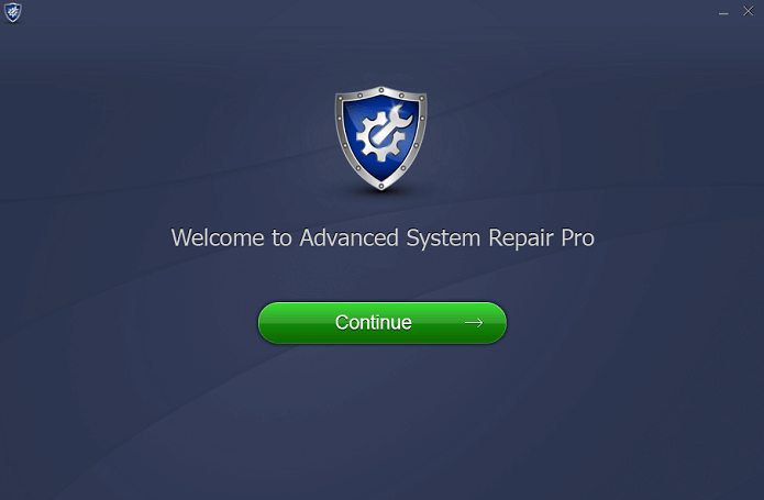 Advanced System Repair Pro - Continue