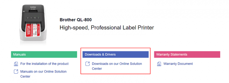 Brother QL-800 Driver And Software Download And Update | TechPout