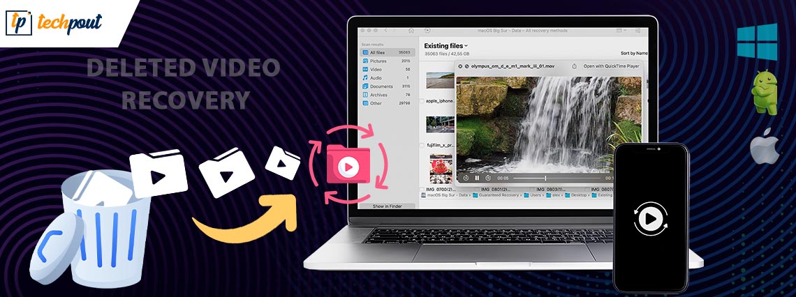 How to Do Deleted Video Recovery in Windows, Mac, Android, and iPhone