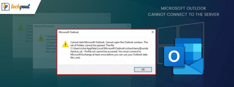 How To Fix Microsoft Outlook Cannot Connect To The Server