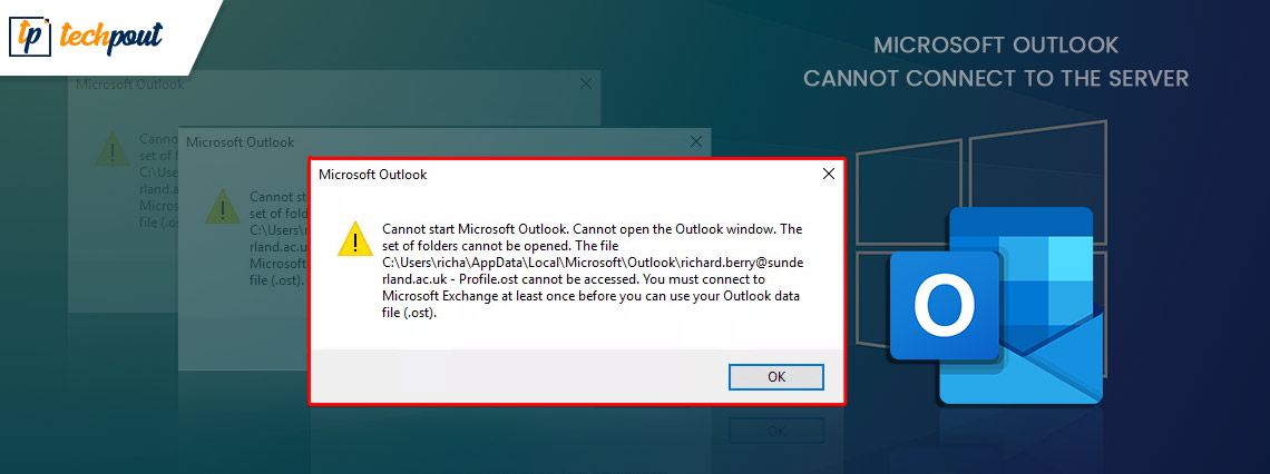 How to Fix Microsoft Outlook Cannot Connect to the Server
