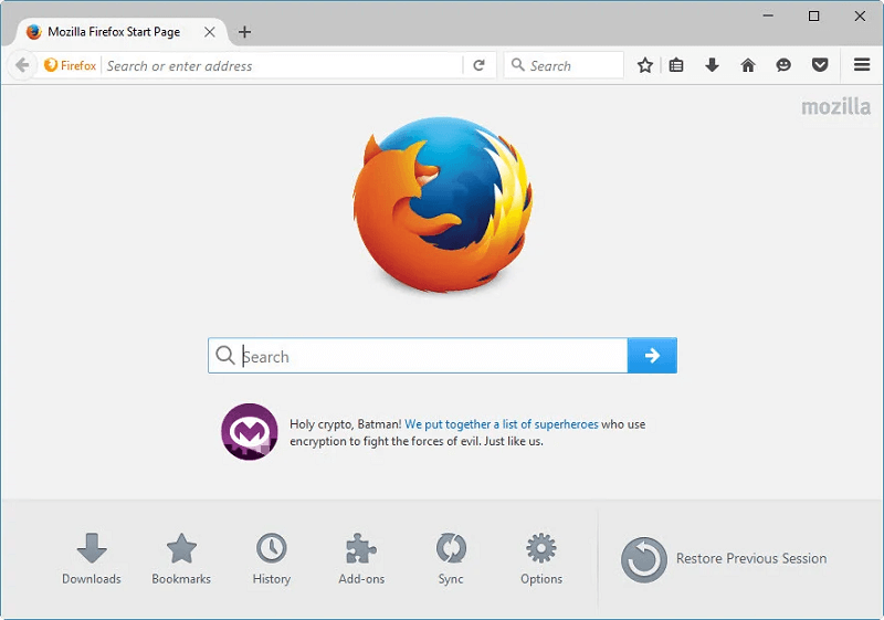 firefox tunnelbear