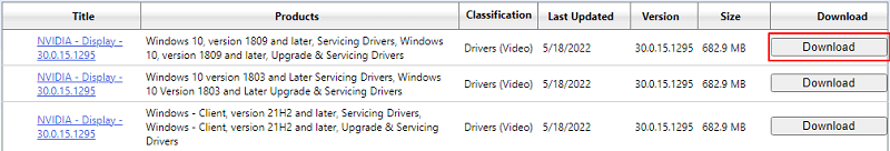 Download Search NVIDIA GeForce GTX 1050 Ti drivers