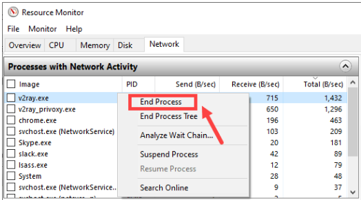 resource-hogging application and choose the End Process option