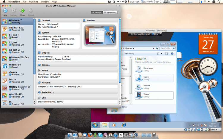 Virtual Box- Free Windows Emulator for Mac