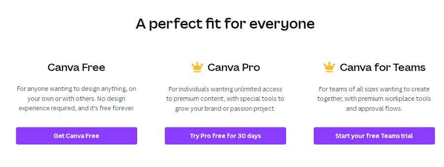 Pricing Models of Canva