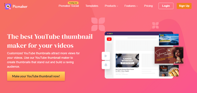 PicMaker- The Best Thumbnail Maker for YouTube