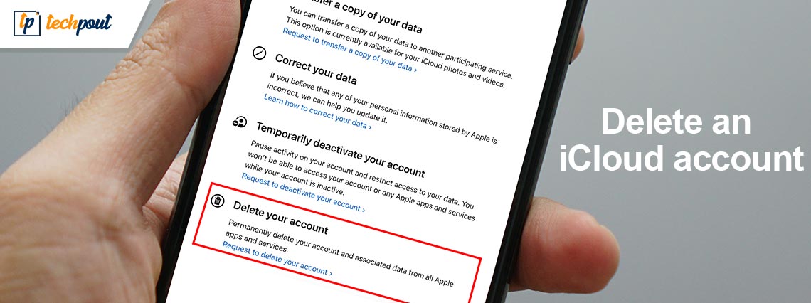 How to delete an iCloud account