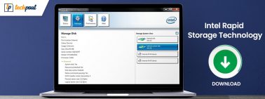 Intel Rapid Storage Technology Driver Download Windows 10,11 [Intel RST Driver]