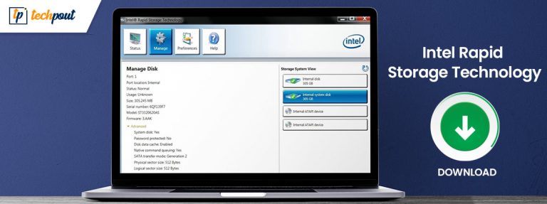 Intel Rapid Storage Technology Driver Download Windows 10 11 Intel RST   Intel Rapid Storage Technology Driver Download Windows 1011 Intel RST Driver 768x287 