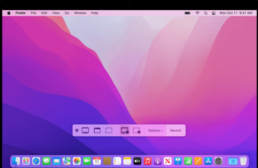 Record Mac Screen Using Screenshot Toolbar