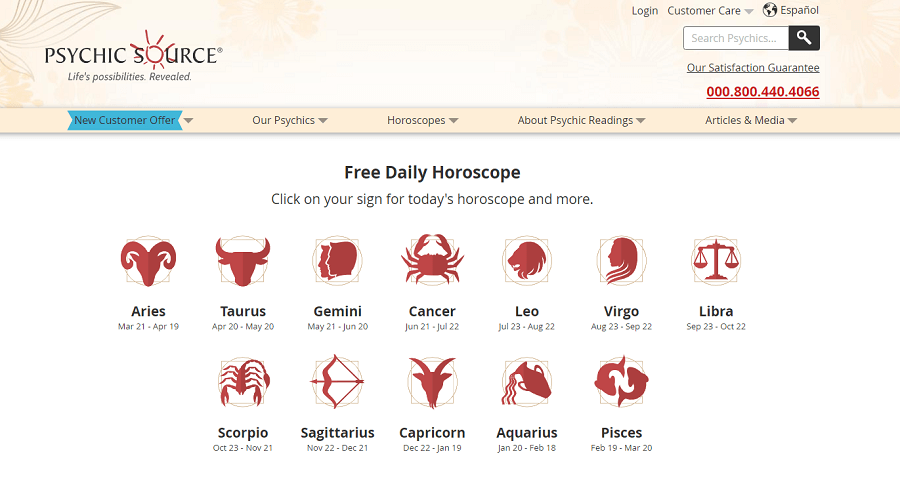 Psychic Source - Horoscope