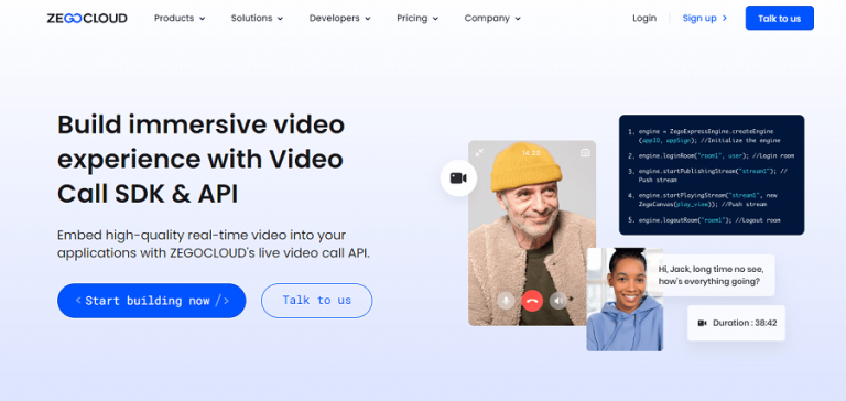 Video Call And Audio Call Using Kotlin Zegocloud Api Android Studio