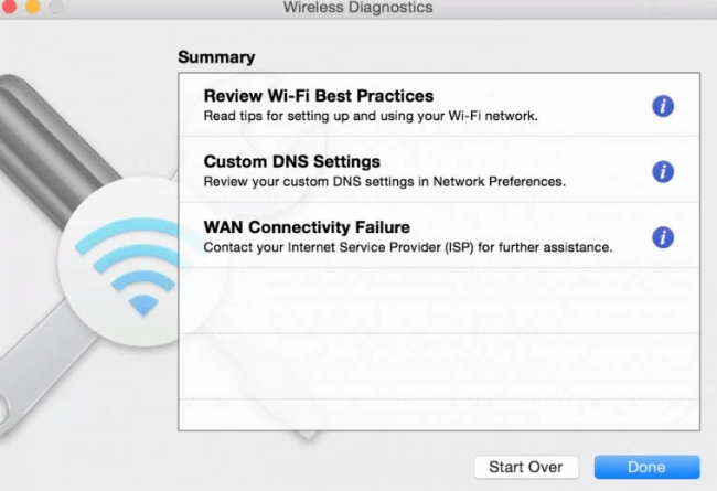 Mac Wireless Diagnostics