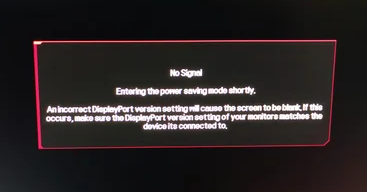 No DP Signal Issue