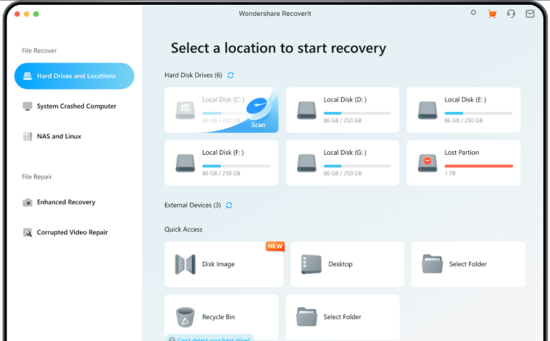 Wondershare Recoverit Data Recovery for Mac