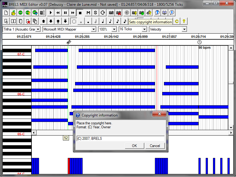 BRELS MIDI Editor