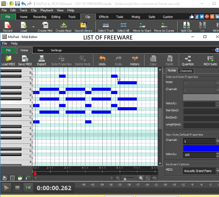 7 Best Free MIDI Editor Software for Windows and Mac 2023 - 26