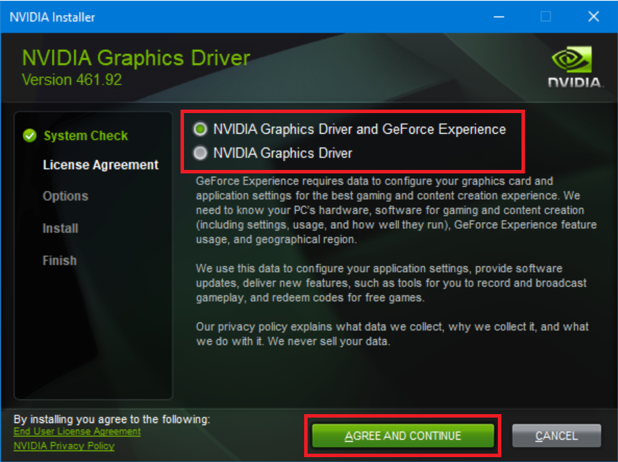 Nvidia Graphics Driver and GeForce Experience