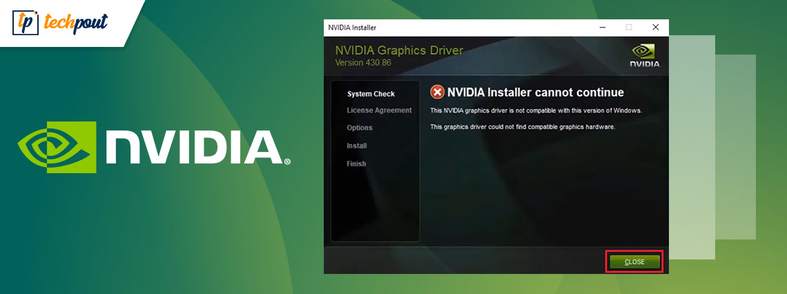 How to Fix NVIDIA Drivers Not Installing Issue on Windows