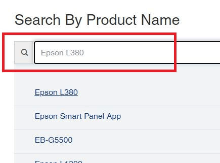 Search Epson L380