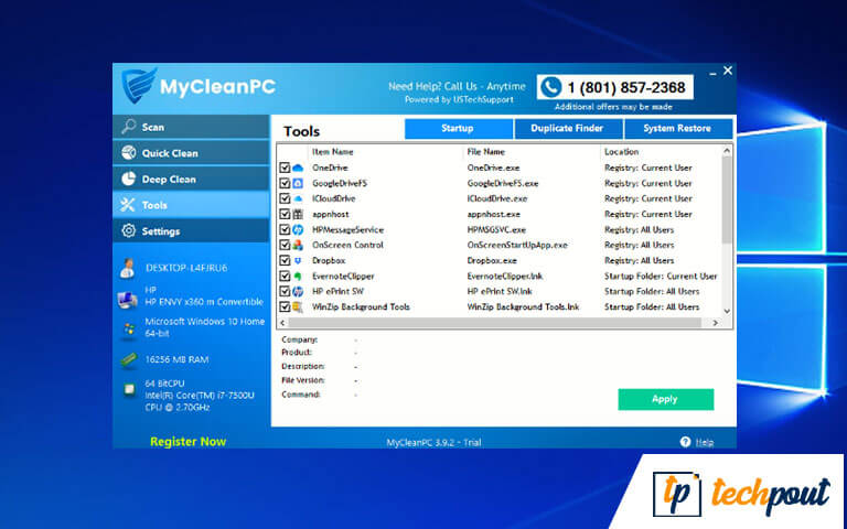 MyCleanPC - Best PC Cleaner for Windows