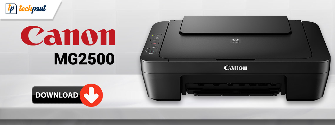 install canon mg2500 printer