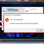 Fixed- A Device Which Does Not Exist Was Specified Windows